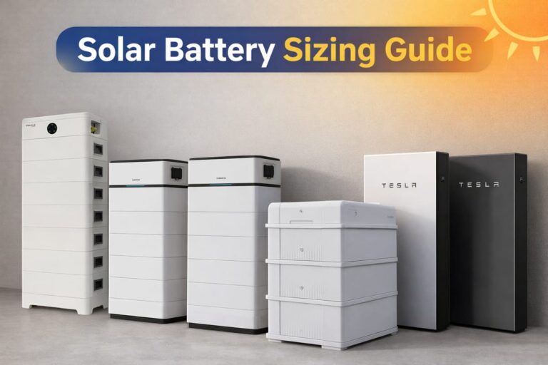 Solar Battery Sizing Guide